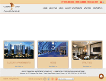 Tablet Screenshot of goldenland.com.vn
