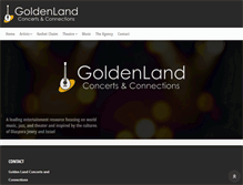 Tablet Screenshot of goldenland.com